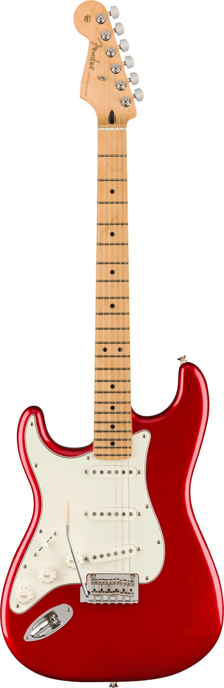 Player Stratocaster LH Candy Apple Red