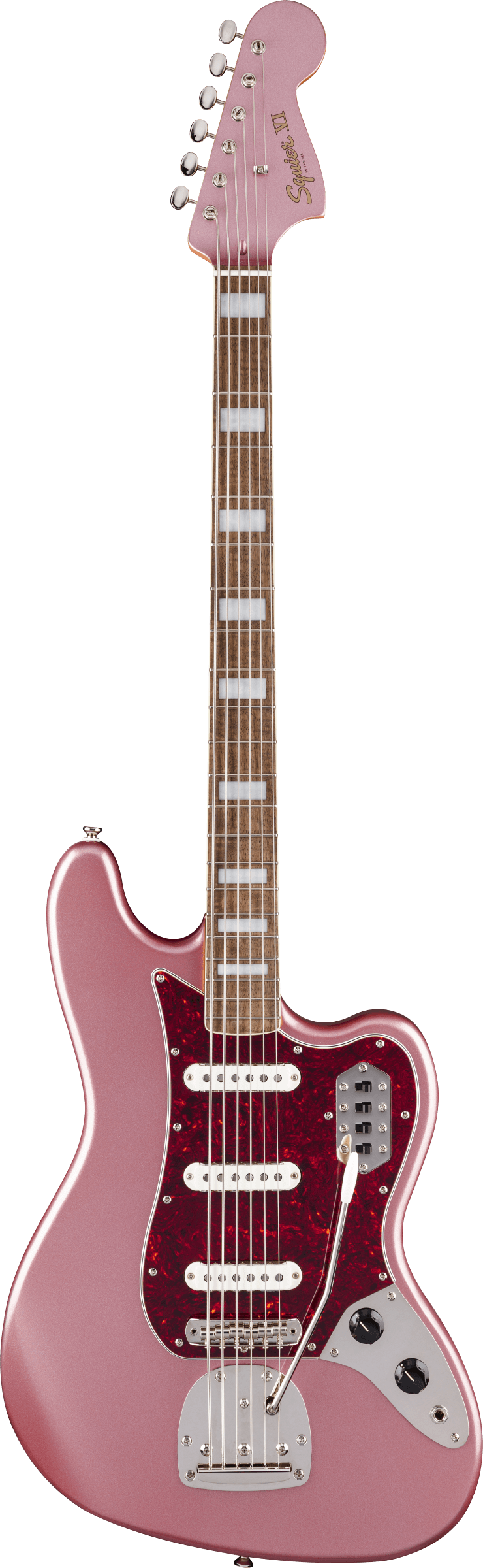Squier Classic Vibe Bass VI Burgundy Mist