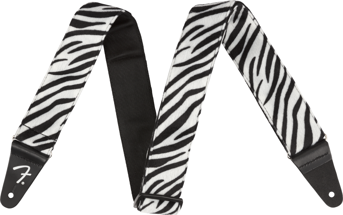 Fender Wild Animal Zebra Print Strap