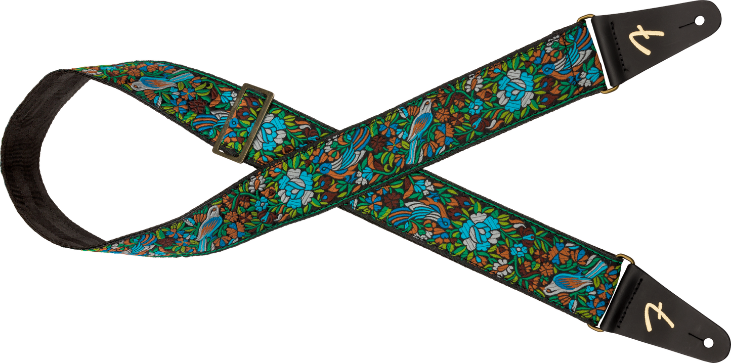 Mosaic Jacquard Strap Green