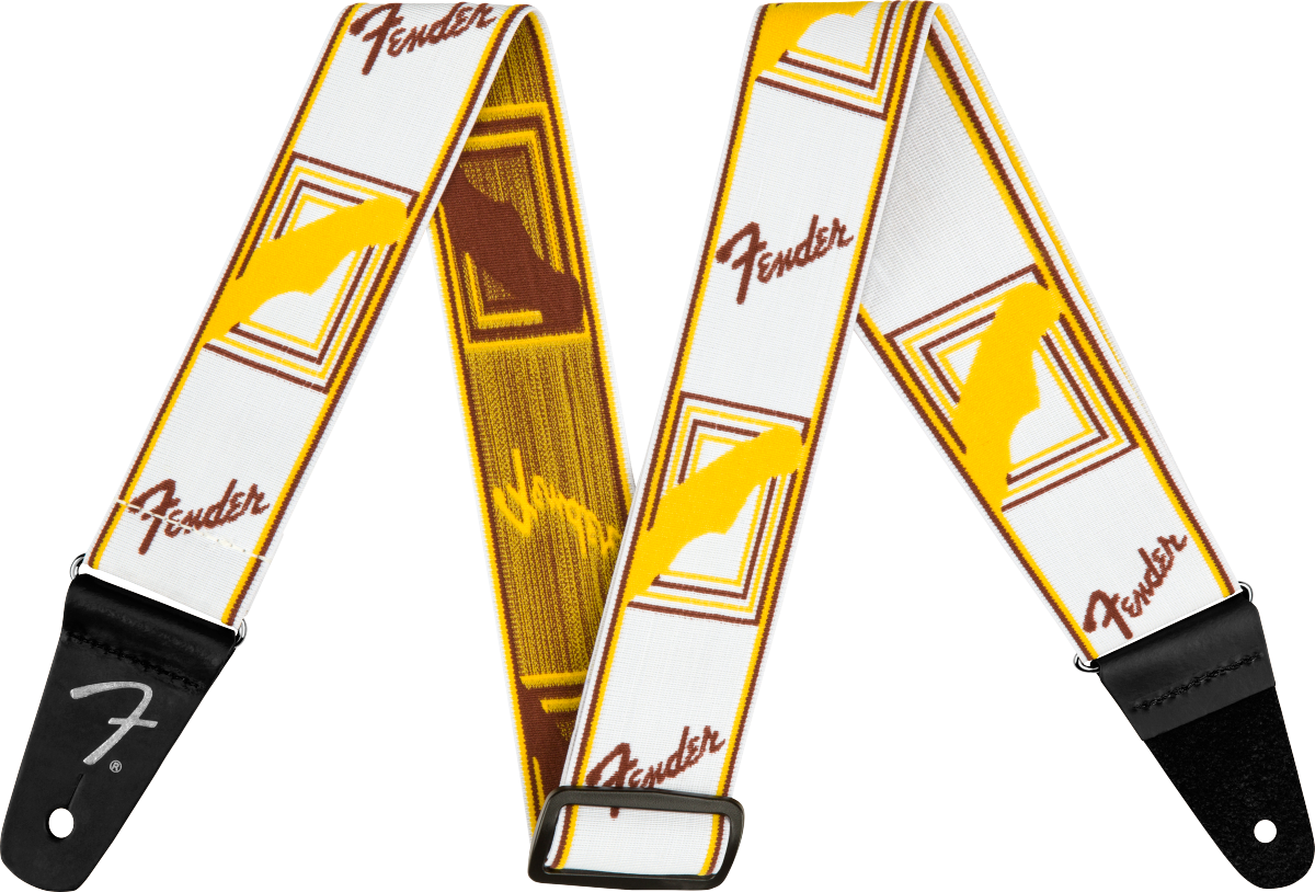 WeighLess Monogram Strap White/Yellow/Brown