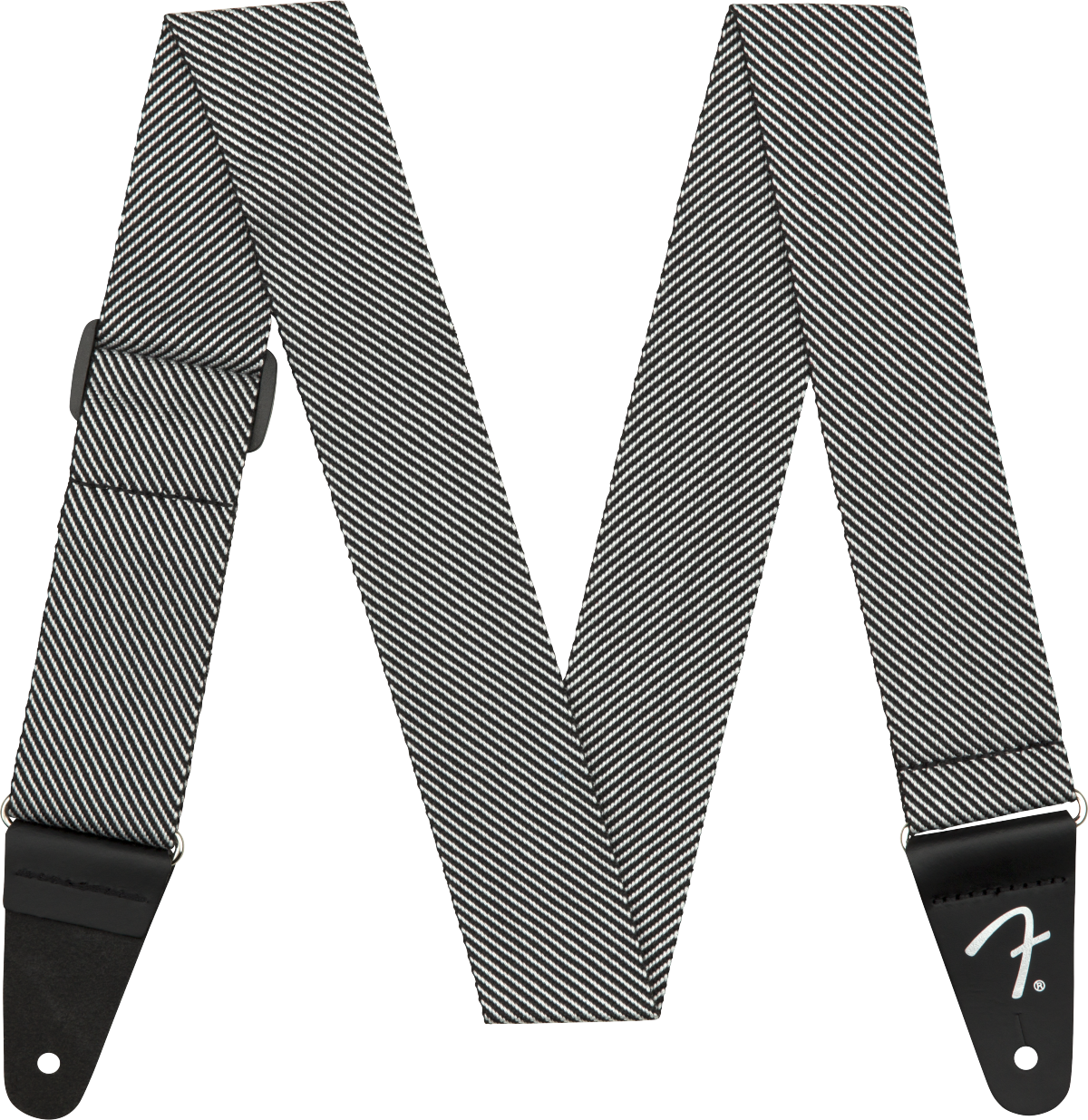 Modern Tweed Strap White/Black