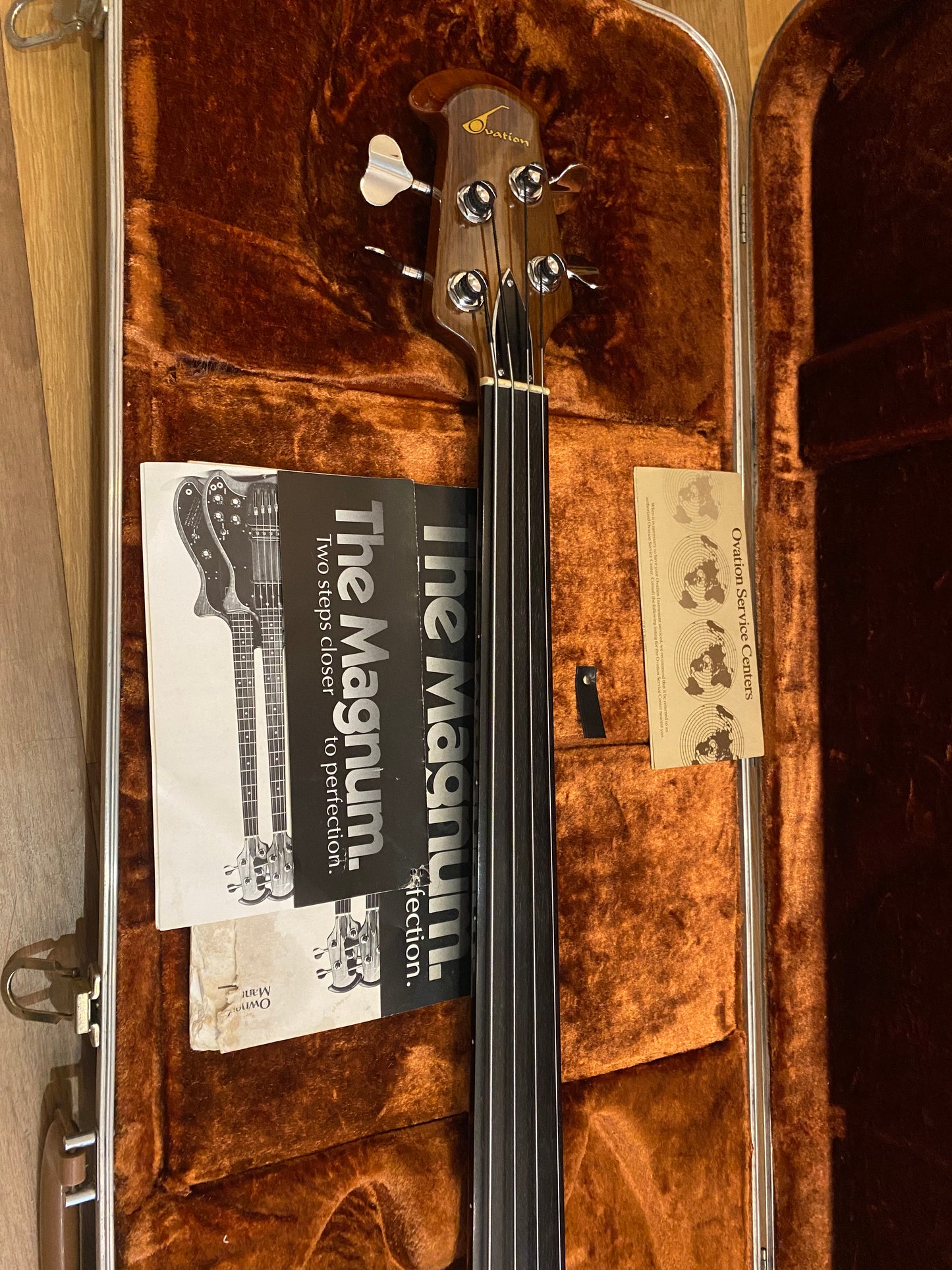 1979 Ovation Magnum II Fretless - MINT