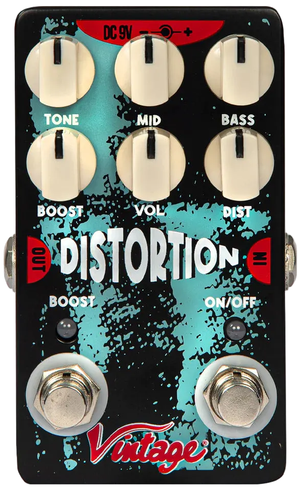 Vintage Distortion Effects Pedal
