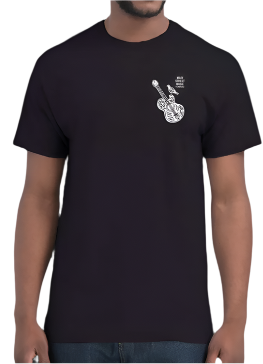 Main St Music T-Shirt Black
