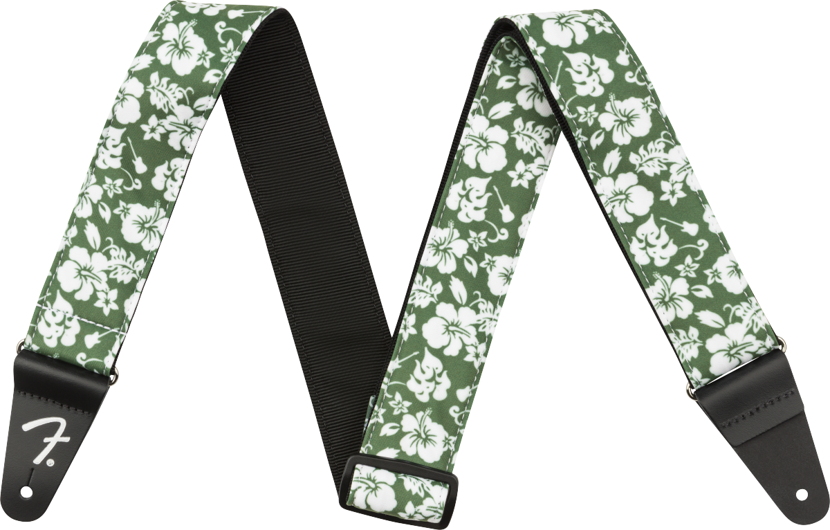 Hawaiian Strap Green Floral