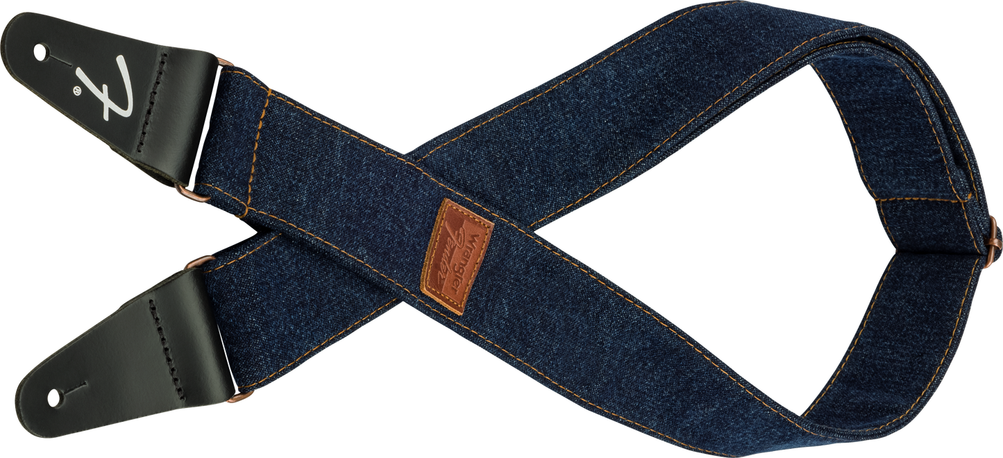 Fender® x Wrangler® Denim Strap Dark Indigo