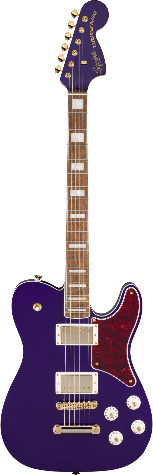 Squier Limited Edition Purple Metallic Troublemaker Telecaster Deluxe
