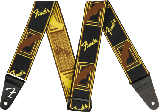 WeighLess Monogram Strap Black/Yellow/Brown