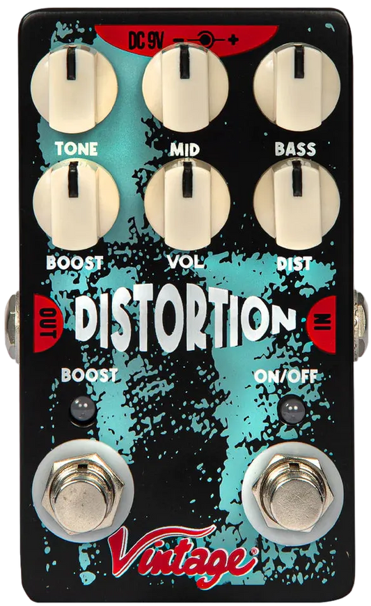 Vintage Distortion Effects Pedal