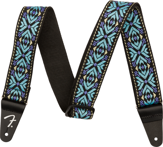 Pasadena Woven Strap Blue Snowflake