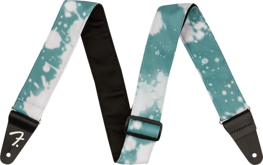 Teal Tie Dye Acid Wash Strap